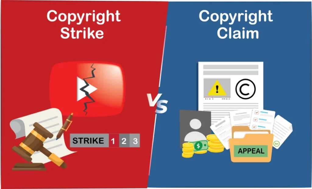 Copyright Strike vs Copyright Claim